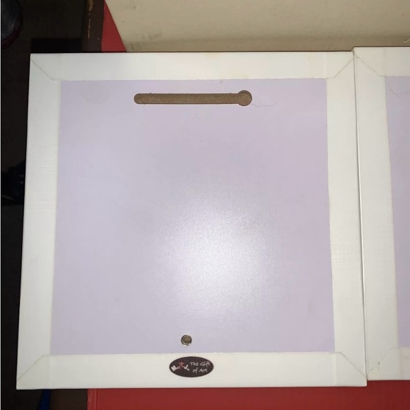 Triptych (3) Piece Canvas Art Mac & Jac  Gift of Art Cowboy Horseshoes Pre-Owned - Picture 8 of 10